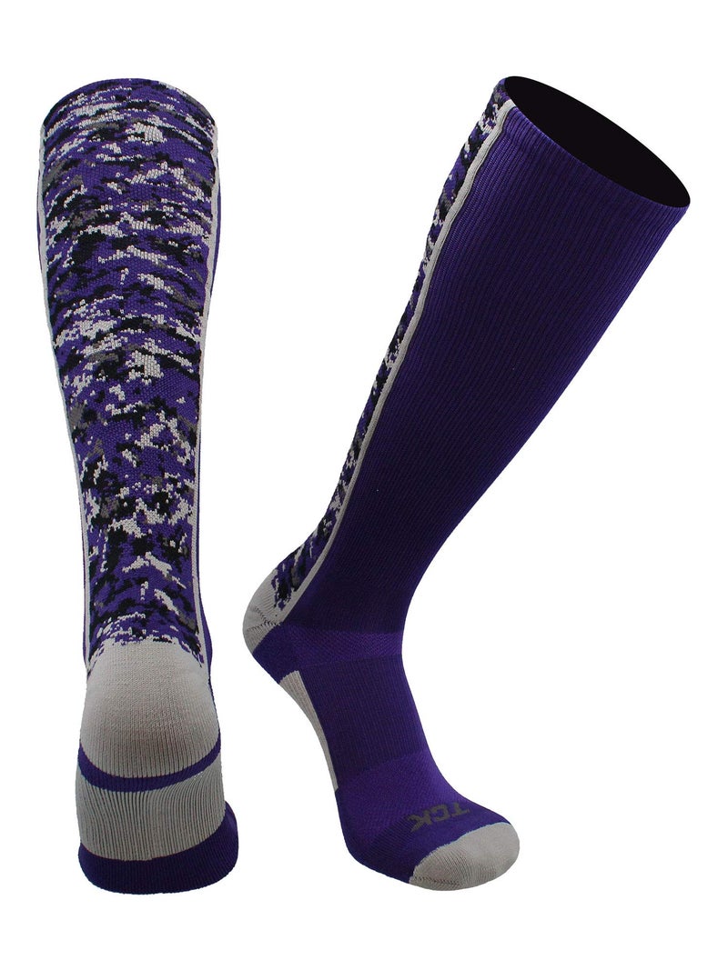 TCK Digital Camo OTC Socks (Purple, Small) - Image 1